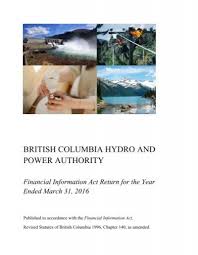 Brief review contains the following features: British Columbia Hydro And Power Authority