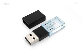Acrylic Usb Drive Mockup Set Usb Usb Drive Driving