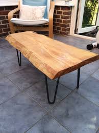 Custom Made Waney Edge Oak Slab Table Tops Made By Skyhighdesign Wood Slab Table Coffee Table Slab Table