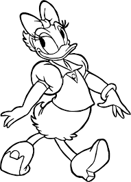 Animal Kingdom Daisy Duck Free Coloring Page Animal Kingdom Colouring Book Coloring Pages Coloring Books