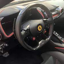 Interior Of The Ferrari 812 Superfast Painted In Rosso Fuoco Photo Taken By Sirzeta On Instagram Owned By Sirzeta On Instag Ferrari Car Interior Super Cars