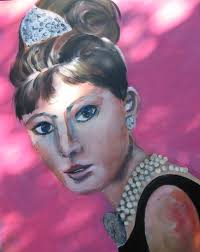 Audrey Hepburn, Pintura por Doris Meissner