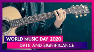 Music is something that is loved by everyone. World Music Day 2020 History Significance And Celebrations Youtube