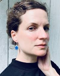 Green Ceramic Glass Teardrop Silver Plated Dangle Earrings