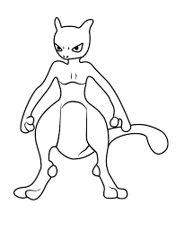 Check out more of our character coloring pages and share them with friends. Mewtwo 7 Coloring Page Anime Coloring Pages