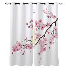 Browse 201 cherry blossom curtains on houzz whether you want inspiration for planning cherry blossom curtains or are building designer cherry blossom curtains from scratch, houzz has 201 pictures from the best designers, decorators, and architects in the country, including jc painting pro llc and scott becker | architect. Japanese Cherry Blossom Window Treatments Curtains Valance Room Curtains Large Window Bathroom Curtains Outdoor Kids Window Curtains Aliexpress
