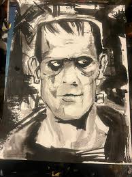 Classic monsters artwork by Erich