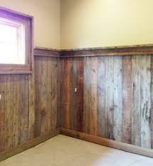 Reclaimed Wood Half Wall Google Search Rustic House Home Decor Home Remodeling