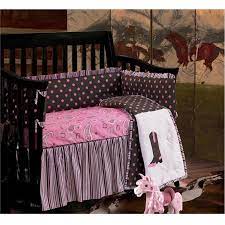 Enjoy sound and relaxing sleep with this soft quality bedding set. Baby Cowgirl Western Pink Paisley Baby Crib Bedding Set Baby Crib Bedding Sets Western Baby Bedding Crib Sets