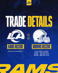 We've agreed to terms on a trade with the Cleveland Browns.