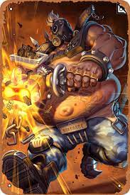 Amazon.com: Lujiralun Video Game Poster Overwatch Roadhog Tin Sign Vintage  Metal Signs Plaque Wall Art Decor Gifts 8X12 Inch : Home & Kitchen