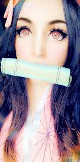 Nezuko kimono pattern for Demon Slayer flag