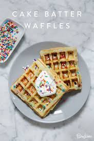 Cake Batter Waffles Recipe Cake Batter Waffles Waffle Maker Recipes Cake Batter