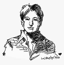 Araki hirohiko's style of drawing. Hirohiko Araki Draws Himself Hd Png Download Transparent Png Image Pngitem