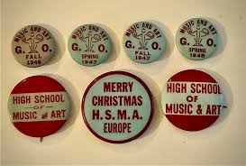 Memorabilia collection from the High School of Music and Art