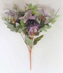 Compare prices & save money on flowers & plants. Artificial Gerbera Daisy Orchid Bouquet 33cm Lilac Product Name