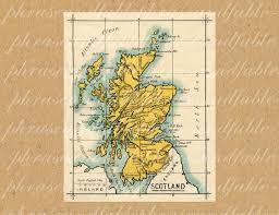 Además consta de más de 790 islas. Mapa De Escocia 361 Inglaterra Antiguo Mundo Cartografia Reino Etsy