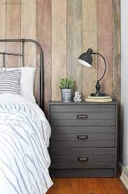 Rustic Industrial Night Stand Ikea Rast Hack Cherished Bliss Ikea Rast Hack Furniture Makeover Furniture Makeover Thrift Store