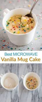 Vanilla Mug Cake Recipe Microwave Mug Recipes Mug Recipes Easy Microwave Recipes