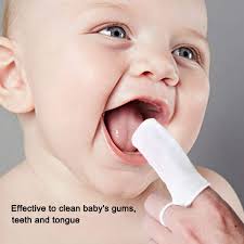 Babies and small children need an adult's help to keep their tongues clean. Buy 6pcs Set Babys Teeth Soft Gauze Infant Finger Clean Oral Hygiene Brush Online At Low Prices In India Amazon In