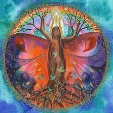 Mother Mary Earth Is Now Going Into A New Era Of Love And Light Art Tree Of Life Art Visionary Art