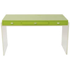 Create your dream bedroom with our selection of beds, dressers and night stands. Modern Writing Desk In Acrylic And Green Lacquer At 1stdibs