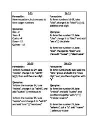 spanish numbers notes