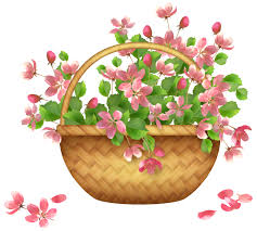 Spring Flowers Clip Art Garden Flower Basket Clip Art Bing Images Flower Clipart Flower Basket Spring Flowers