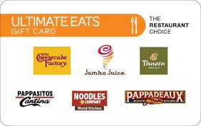Lunch, dinner, groceries, office supplies, or anything else: The Choice Cards Ultimate Eats Gift Card