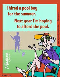 Pool Boy Pool Boy Maxine Senior Humor