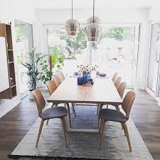 A Dreamy Dining Room In The Home Of Projekt Traumhaus2018 We Love The Combination Of The Vancouver Table Dining Table Design Dining Chair Design Dining Table