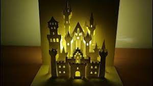 Make a castle pop up card that looks like the real thing. 3d Schloss Neuschwanstein Castle Pop Up Card Paper Art Kirigami Origami 3dæ–°å¤©éµå ¡ Youtube