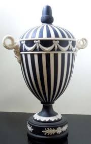 Black And White Striped Vase Uk Wedgwood Black And White Jasperware Dip Urn Vase Lidded Etsy Jasperware Urn Vase Wedgwood