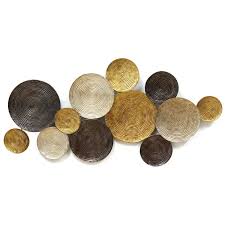 World Menagerie Multi Circles Wall Decor Reviews Wayfair In 2020 Plate Wall Decor Plates On Wall Decorative Wall Sculpture