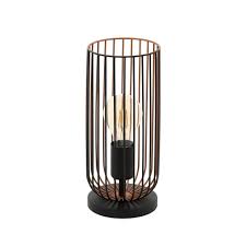 This was an easy purchase and the price was nice too. Eglo 49646 Roccamena Black Copper Steel Cage Table Lamp