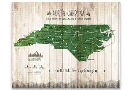 Across north carolina, state park staff are proud of our parks and eager to welcome you and your family. North Carolina State Park Map Personalized World Vibe Studio