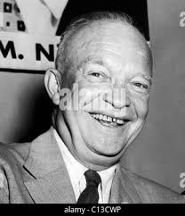 Eisenhower portrait Black and White Stock Photos & Images