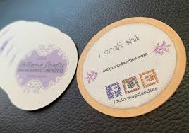 We can print as few as 25 to as many as 10,000 in one job. Circular Business Cards Rogue Print And Mail