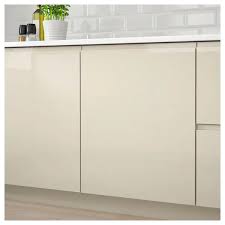 As for the backsplash, it's the usual subway tiles except for the marble that. Voxtorp Door High Gloss Light Beige 15x20 Ikea Ikea Voxtorp Luxury Kitchens Modern Kitchen