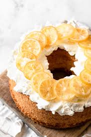 Lemon Angel Food Cake Recipe Lemon Angel Food Cake Angel Food Cake Recipes