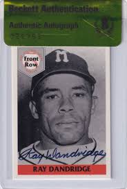 NEGRO LEAGUES AUTOGRAPHED BASEBALL CARDS