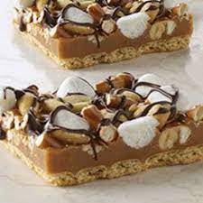 Caramel Crunch Bars Allrecipescom Caramel Crunch Kraft Recipes Desserts