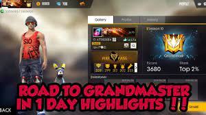 Get 100% free skins and diamonds. Season 10 Road To Grandmaster In 1 Day Highlights Free Fire Battlegrounds Youtube