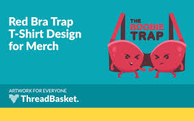Pour moi deep red encore sweetheart demi padded bra. Red Bra Trap T Shirt Design Vector Threadbasket
