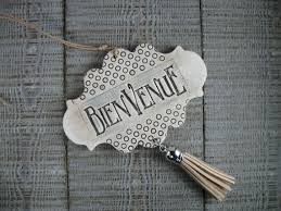 Decoration Ceramique Plaque De Porte Bienvenue Plaque De Porte Bijoux Uniques Plaque