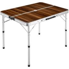 Get the best deals on picnic tables. Table Pliante De Camping Valise 91 Cm X 67 5 Cm X 70 5 Cm 2 Bancs En Aluminium Marron 402402 Table Camping Table Pliante Meubles De Camping