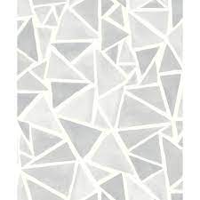 Geometry wallpaper will look elegant and sophisticated when paired with minimal interior decors. Strukturierte Tapete Arthouse Delta Geometric Glitter Triangle 902003