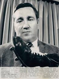 Senior basketball photo of Lou Groza in 1941. Groza, who played for the  Cleveland Browns and is in the Pro Football Hall of Fame, led Martins Ferry  High School to the Ohio