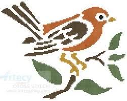 Alphabets blackwork borders for beginners quick & easy projects samplers. Little Brown Bird Cross Stitch Pattern By Tereena Clarke Crosstitch Com