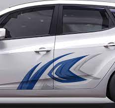 Affordable and search from millions of royalty free images car decal wrap design vector. Decoration In Light Blue Car Sticker Tenstickers